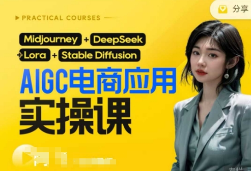 AI电商应用实操课(加更DeepSeek)保姆级喂饭教程,从0-1用AI做电商-领航资源站